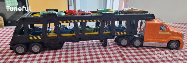 MATCHBOX камион автотранспортер - като нов, снимка 17 - Колекции - 47698313