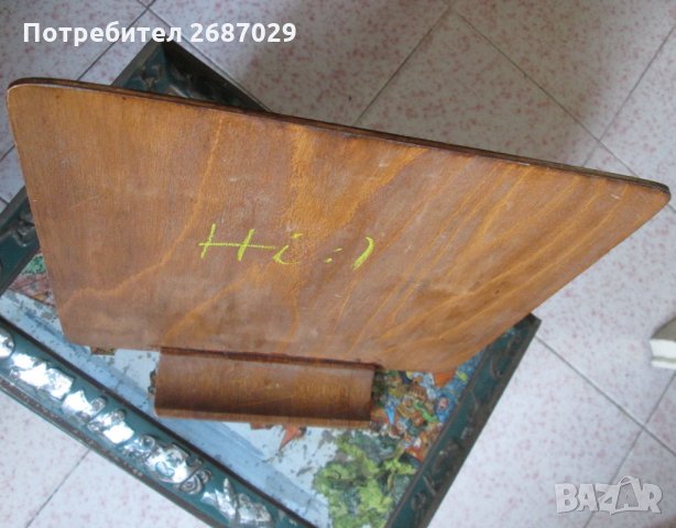 Стара дървена дъска  за писане, снимка 5 - Антикварни и старинни предмети - 29035724