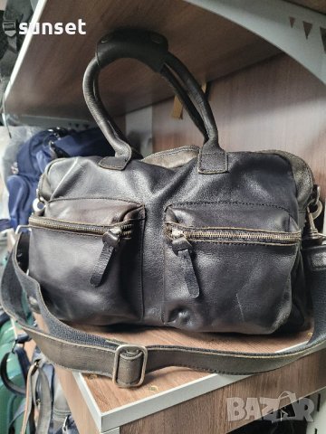 COWBOY естествена кожа  САК/ Пътна чанта,  голям 40×25×20 , снимка 1 - Сакове - 43834827