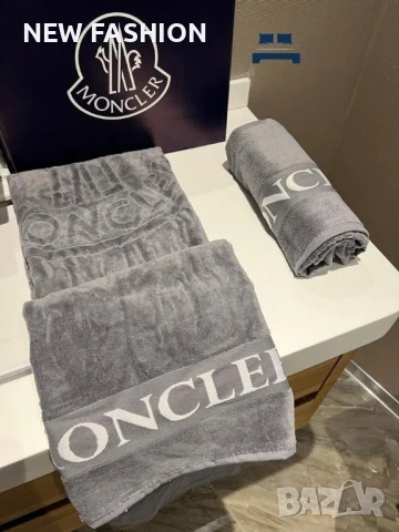 Памучни Хавлии -2бр с Кутия ✨ MONCLER 