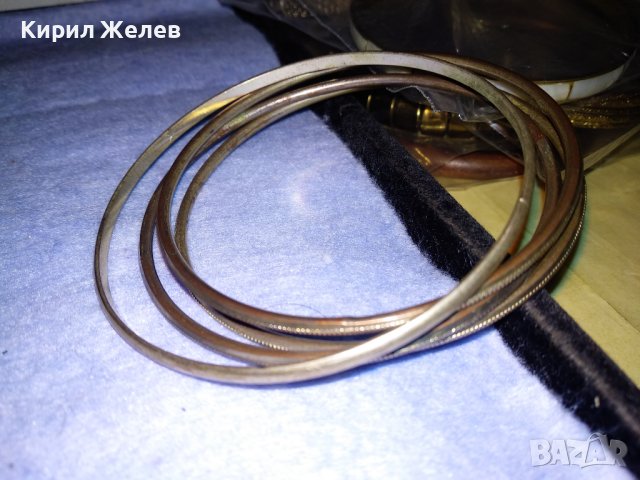 ЧЕТИРИ БРОНЗИРНИ ГРИВНИЧКИ от НЕРЪЖДАЕМА СТОМАНА 37948, снимка 2 - Гривни - 40810826