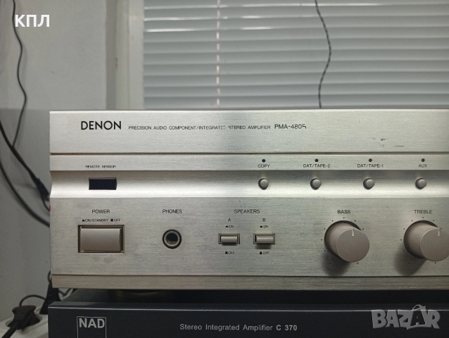 Усилвател DENON PMA-480r, снимка 2 - Ресийвъри, усилватели, смесителни пултове - 52444124