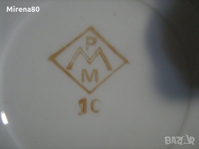 Троен сет черна роза - костен порцелан !, снимка 6 - Сервизи - 33348830