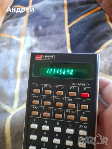 Стар калкулатор Sharp Elsi Mate EL-501, снимка 8 - Други ценни предмети - 49545713