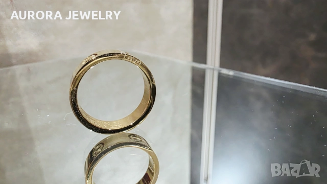 CARTIER Love Gold Classic Model Пръстен, снимка 4 - Пръстени - 52830700