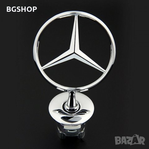  Емблема звезда за Mercedes Benz Silver, снимка 2 - Аксесоари и консумативи - 28019309