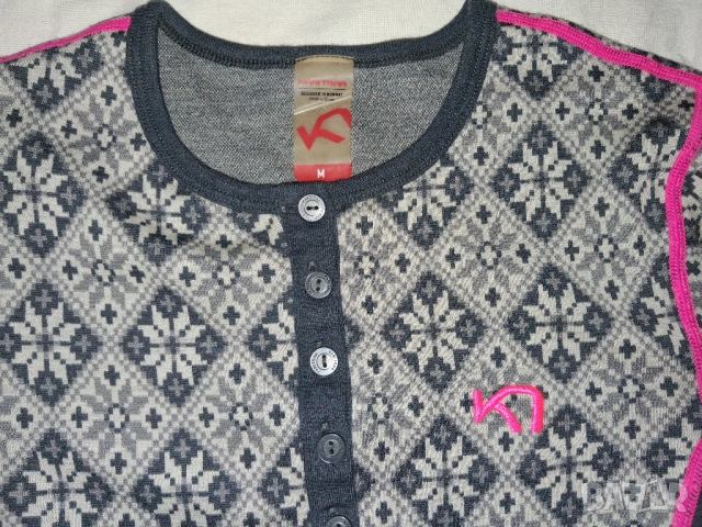 Kari Traa и Bergans (М) - 4 броя дамски термо блузи и клин мерино 100% Merino Wool , снимка 2 - Спортни екипи - 50507365