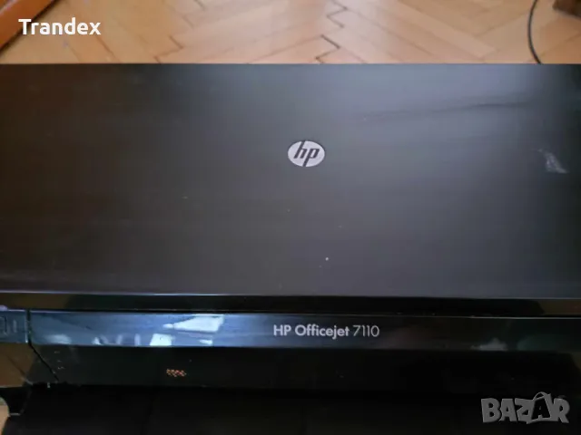 Принтер HP Officejet 7110 Цветен А3 мастиленоструен, снимка 2 - Принтери, копири, скенери - 49272990