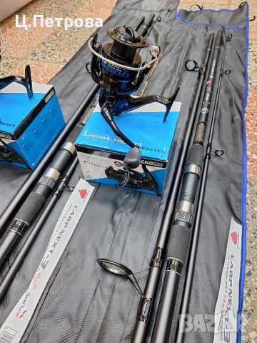 Комплект шаранджийска въдица Diamant + макара Zebco, снимка 4 - Въдици - 43840034