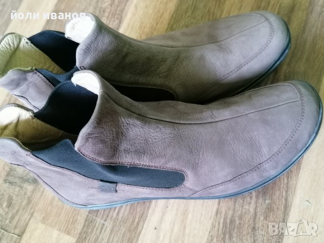 Обувки за пролет и есен,набук,тип мокасина високи,39 1/2, снимка 14 - Дамски ежедневни обувки - 36885614