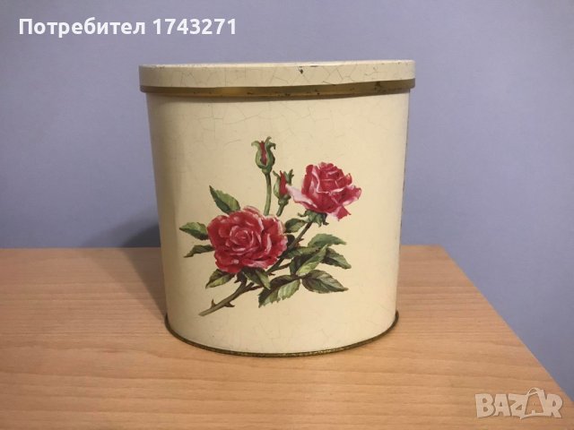 Метална кутия за съхранение или декорация., снимка 1 - Колекции - 37151126
