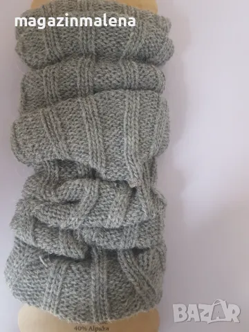 9 цвята италиански плетени вълнени калци от глезени до колена вълнени гети вълнени калцуни, снимка 6 - Дамски чорапи - 27358490