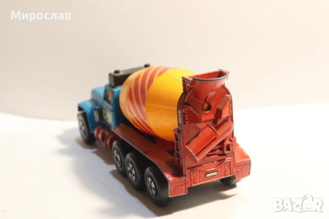 MATCHBOX БЕТОНОВОЗ МИКСЕР КОЛИЧКА КАМИОН МОДЕЛ, снимка 6 - Колекции - 53411560