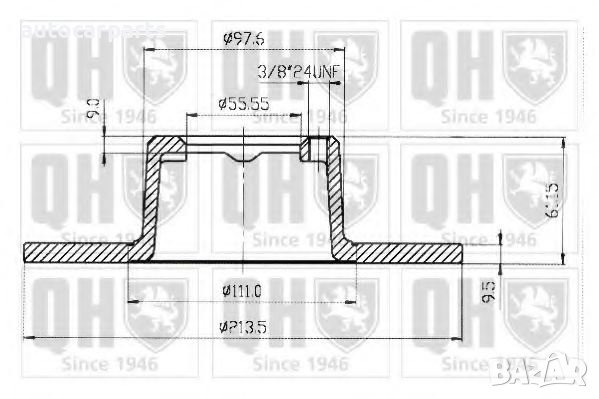 Комплект спирачни дискове за Роувър Мини, Остин Мини и Иносенти Мини , снимка 6 - Части - 43852256