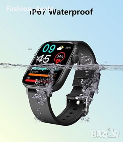 Нов Bluetooth Смарт часовник за Мъже Жени, 1.9 инча Водоустойчив, снимка 6 - Смарт гривни - 42959557