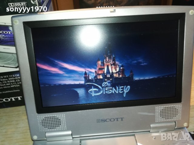 scott dvd portable-пълен комплект 1105211929, снимка 4 - Плейъри, домашно кино, прожектори - 32842114