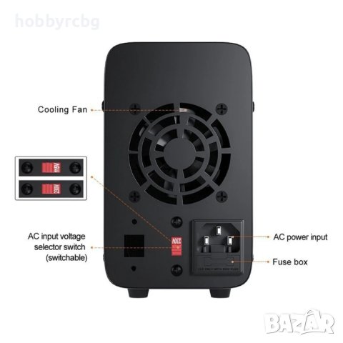 Лабораторно захранване WPS305H, 0~30VDC, 0~5A, 1 канал, снимка 3 - Ремонти и сервиз на лаптопи - 43845457