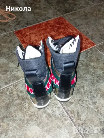 Дамски маратонки,,Гучи", снимка 6 - Маратонки - 49794702