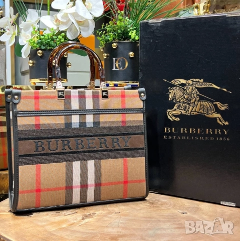 чанти CHRISTIAN DIOR / Burberry ➡️ 34cm. :⬆️29cm. , снимка 5 - Чанти - 51449881