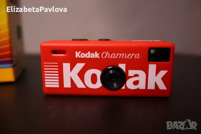 Камера Kodak Charmera - ЧЕРВЕН цвят, снимка 7 - Фотоапарати - 53229441