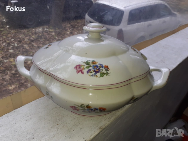 Невероятен голям супник български порцелан, снимка 2 - Антикварни и старинни предмети - 53405963