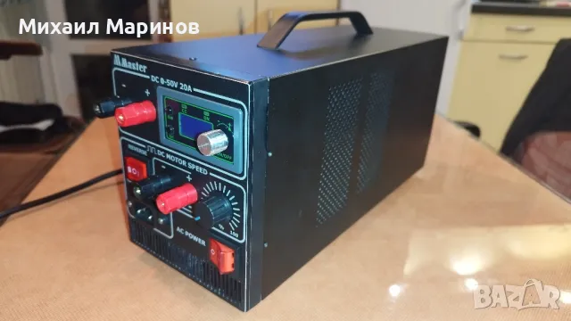 Лабораторен стабилизиран токоизправител 2 в 1 - 1000 вата, снимка 4 - Друга електроника - 48178492