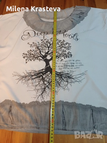 ITALY блуза с послание, снимка 5 - Тениски - 53461968