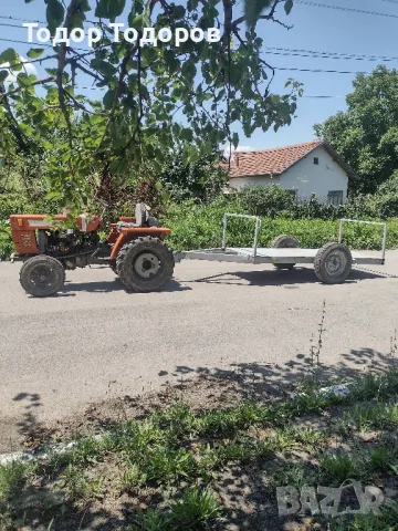 Платформа ремарке за малък китайски или японски трактор за бали или кошери., снимка 7 - Ремаркета - 48107707