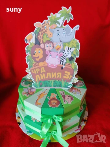 Картонена торта Стич, снимка 4 - Други - 50953425