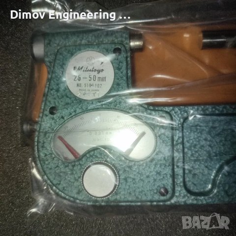 Микрометър пасаметър 25-50мм Mitutoyo , снимка 2 - Други инструменти - 49312593