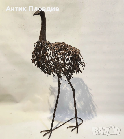 Комплект метални скулптури „Ему“, снимка 6 - Градински мебели, декорация  - 53382874