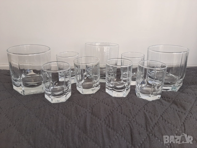 Чаши шестостенни за ракия уиски