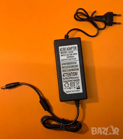 Адаптор 24V 3 Ампера Чисто нов AC/DC Adapter