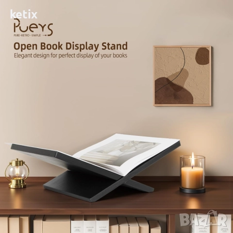 Дървена поставка за книги, снимка 3 - Други стоки за дома - 52964230