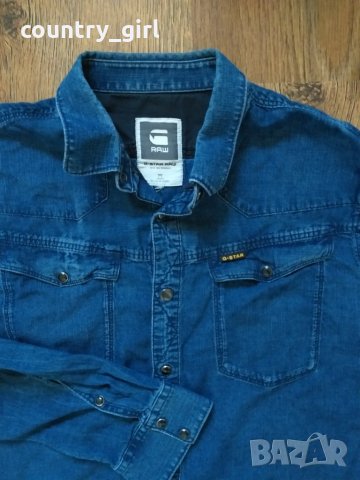 G-STAR RAW Tailor Long Sleeve Men's Shirt - страхотна мъжка риза, снимка 2 - Ризи - 27110937