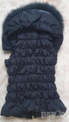 Елек с гъши пух яка лисица Phard размер L , снимка 3 - Елеци - 43101252