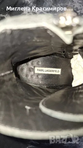 Елегантни боти KARL LAGERFELD, снимка 15 - Дамски боти - 48268818
