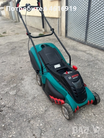 Акумулаторна косачка Bosch rotak 430li, снимка 3 - Градинска техника - 51994991