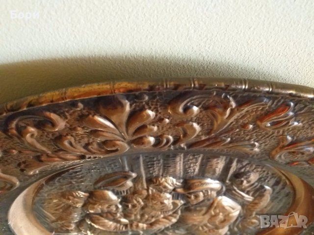 Голям  шведски плакет 60см диаметър, снимка 8 - Картини - 27594844