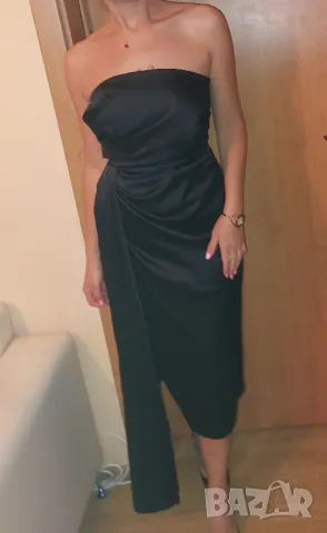 Официална нова рокля от сатен Fervente Istanbul , снимка 3 - Рокли - 46305802