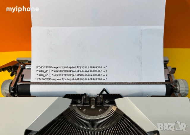  Нова Пишеща Машина Contessa De Luxe Обслужена и Смазана Qwerty Клавиатура , снимка 8 - Клавиатури и мишки - 52634472