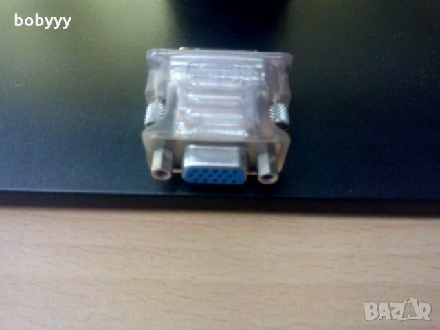 Адаптер за монитор DVI-I към VGA - мъжки към женски (24 + 5 аналогови), снимка 3 - Други - 32875760