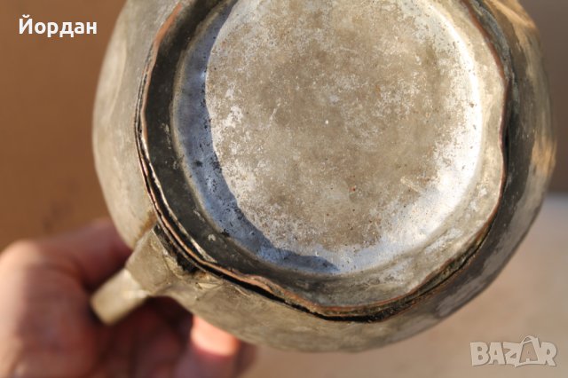 Стара медна кана от 19-ти век, снимка 8 - Антикварни и старинни предмети - 43534018