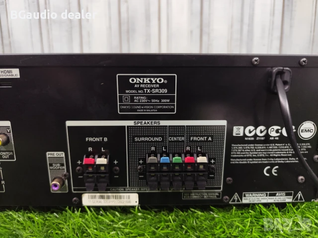 Onkyo TX-SR309, снимка 7 - Ресийвъри, усилватели, смесителни пултове - 51034093