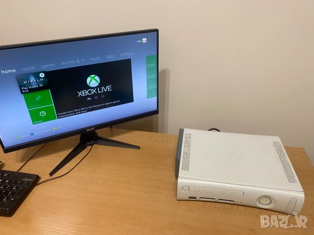 Xbox 360 500GB - модифицирана - 2 безжични контролера - Kinect, снимка 2 - Xbox конзоли - 53579472