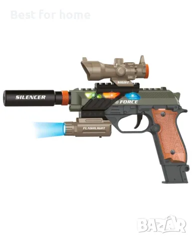 Игрален комплект- Модулен пистолет, със звук и светлина Toi Toys , снимка 2 - Други - 49722566