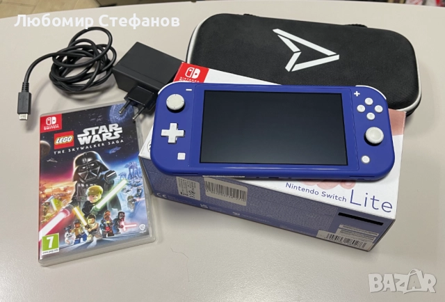 Конзола Nintendo Switch Lite + 1игра подарък  