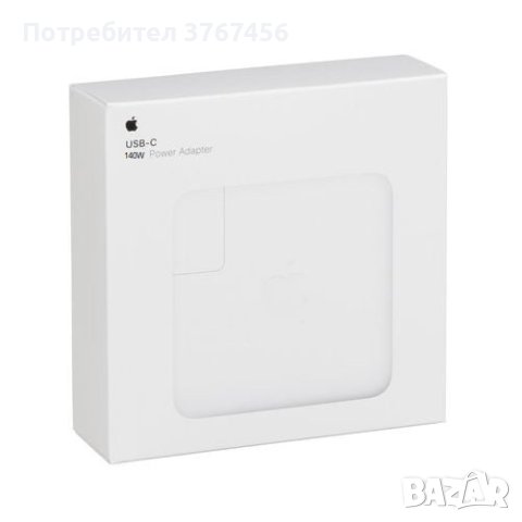 Оригинално Зарядно за MacBook, APPLE 220v Charger USB-C MX0J2ZM/A 140w, Бял, снимка 1 - Лаптоп аксесоари - 43079531