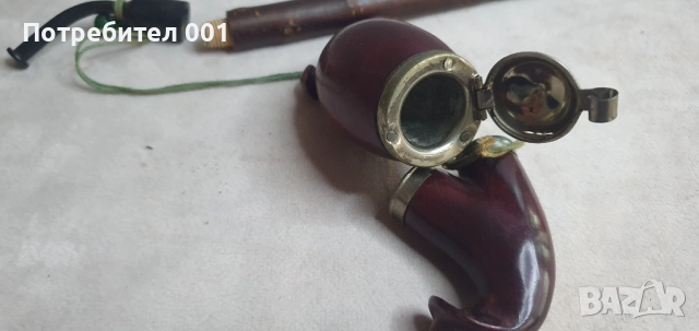 Старинна немска лула , снимка 5 - Антикварни и старинни предмети - 52974990