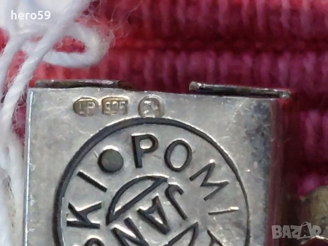 Масивна сребърна гривна с брошка/ сребро 925/, снимка 12 - Колиета, медальони, синджири - 37573067